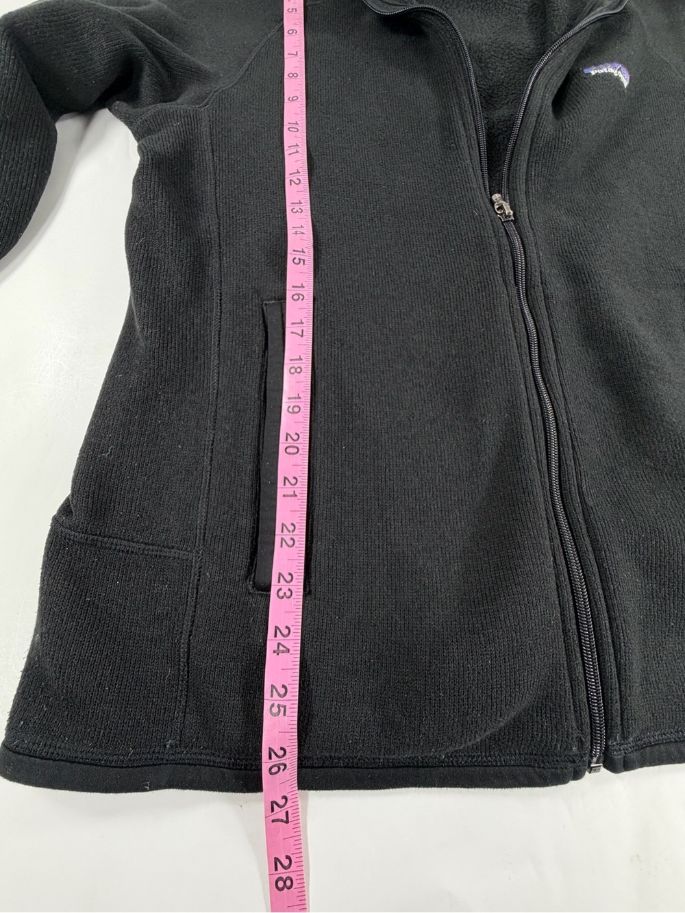 Patagonia Better Sweater Full Zip Fleece Jacket Black Mens Medium Outdoor Hike - Picture 6 of 6